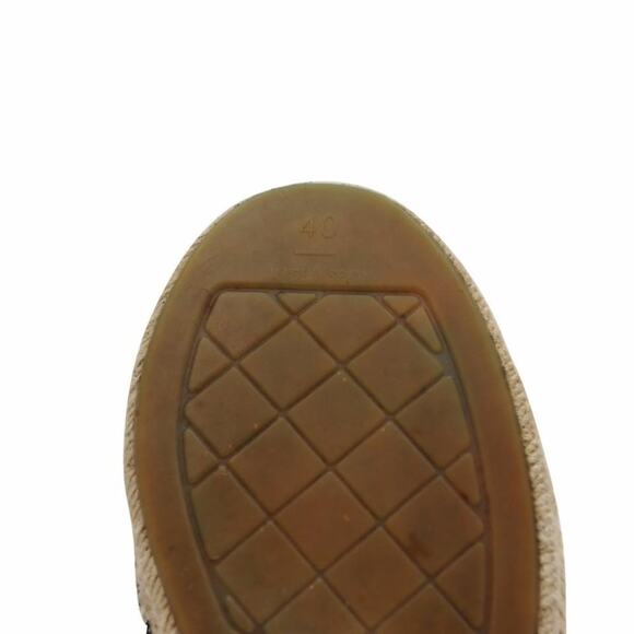 Chanel Metallic Tweed Espadrilles 40 Monogram 2018 Cc Flats CC-S0207P-C024 - Picture 12 of 12